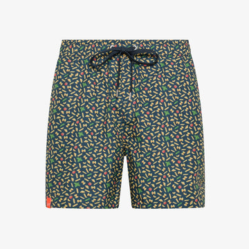 Shorts mare con stampa pasta