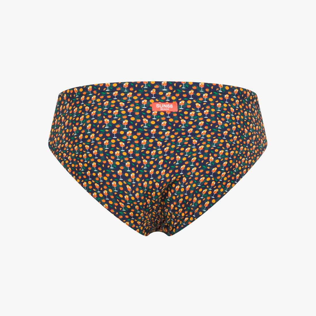 Slip mare in nylon stampato