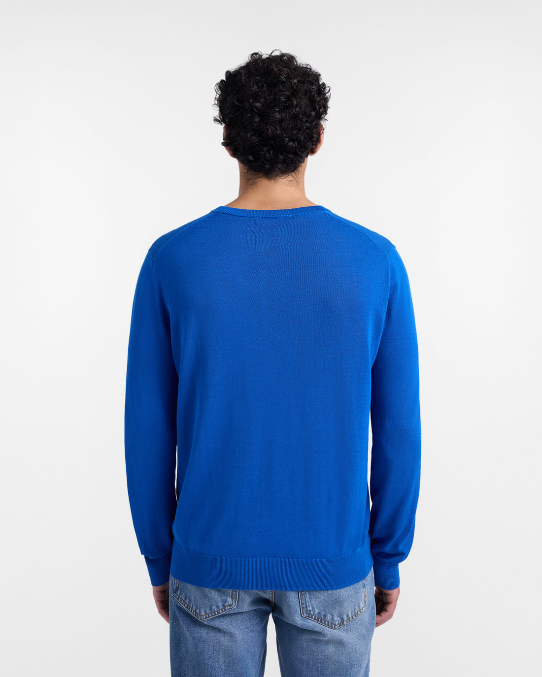 Pullover girocollo in cotone