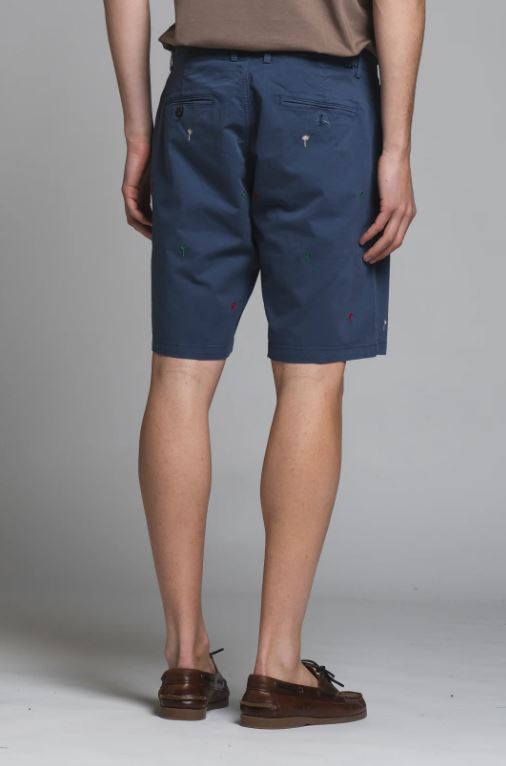 REY TROPIC CHINO SHORT RICAMO PALME