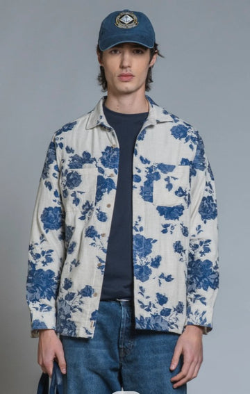 Giacca/ camicia con fiori