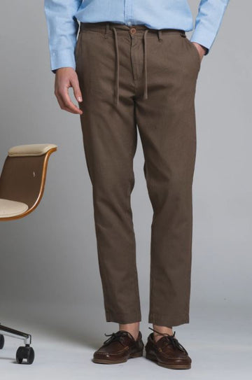 MILES CHINO LONG MIXED LINEN