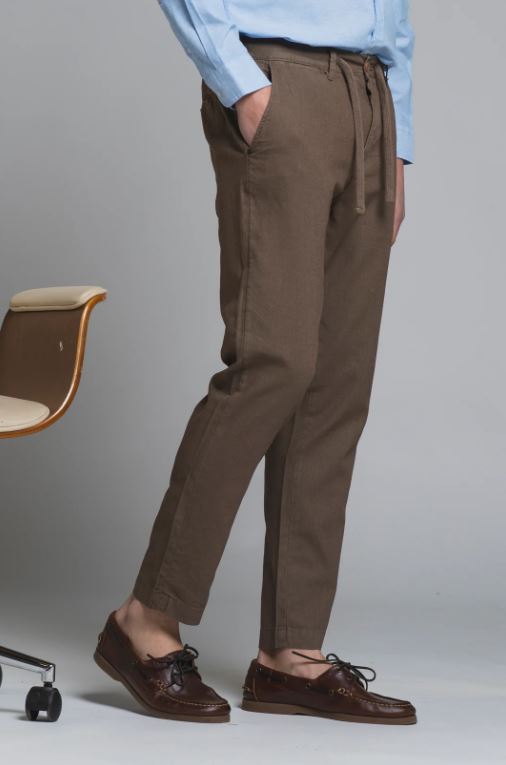 MILES CHINO LONG MIXED LINEN