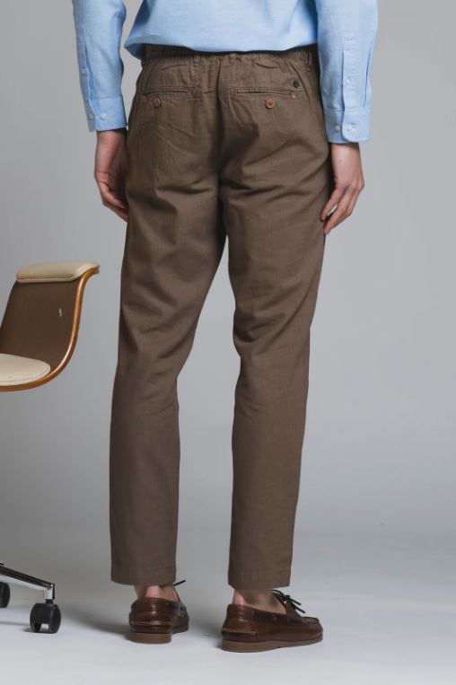 MILES CHINO LONG MIXED LINEN