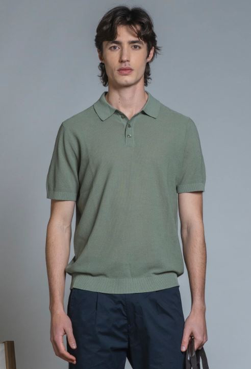 JOYCE SWEATER POLO IN COTTON
