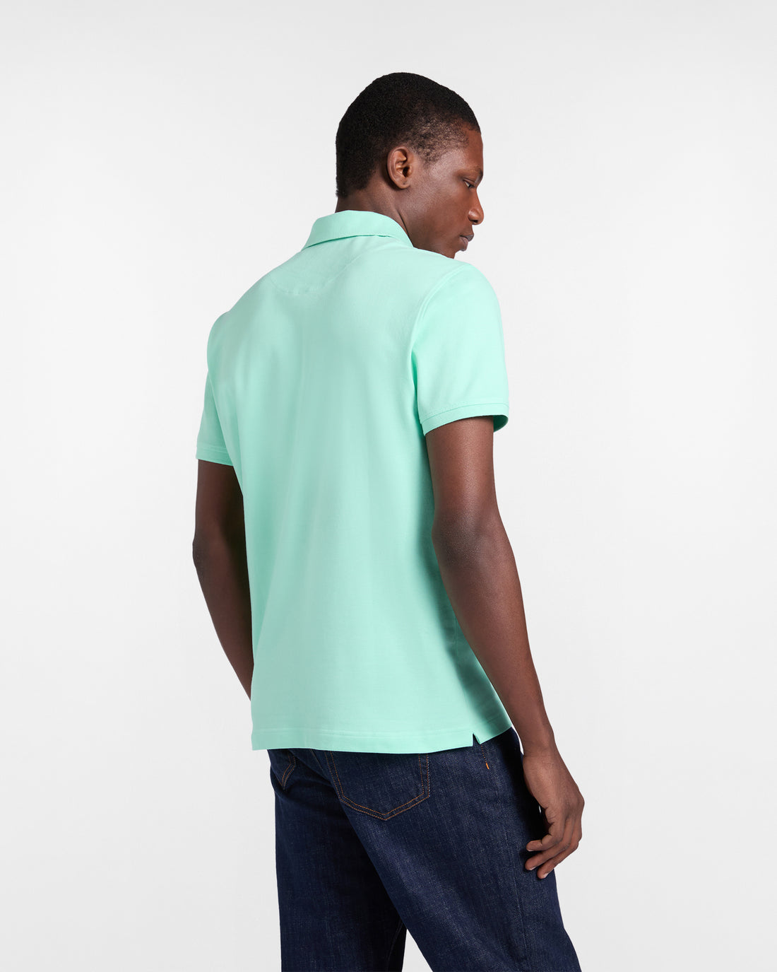 Polo Basic in Piquet Stretch