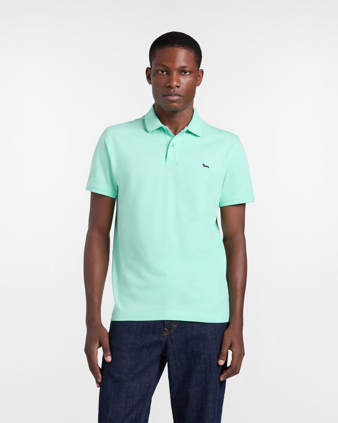 Polo Basic in Piquet Stretch