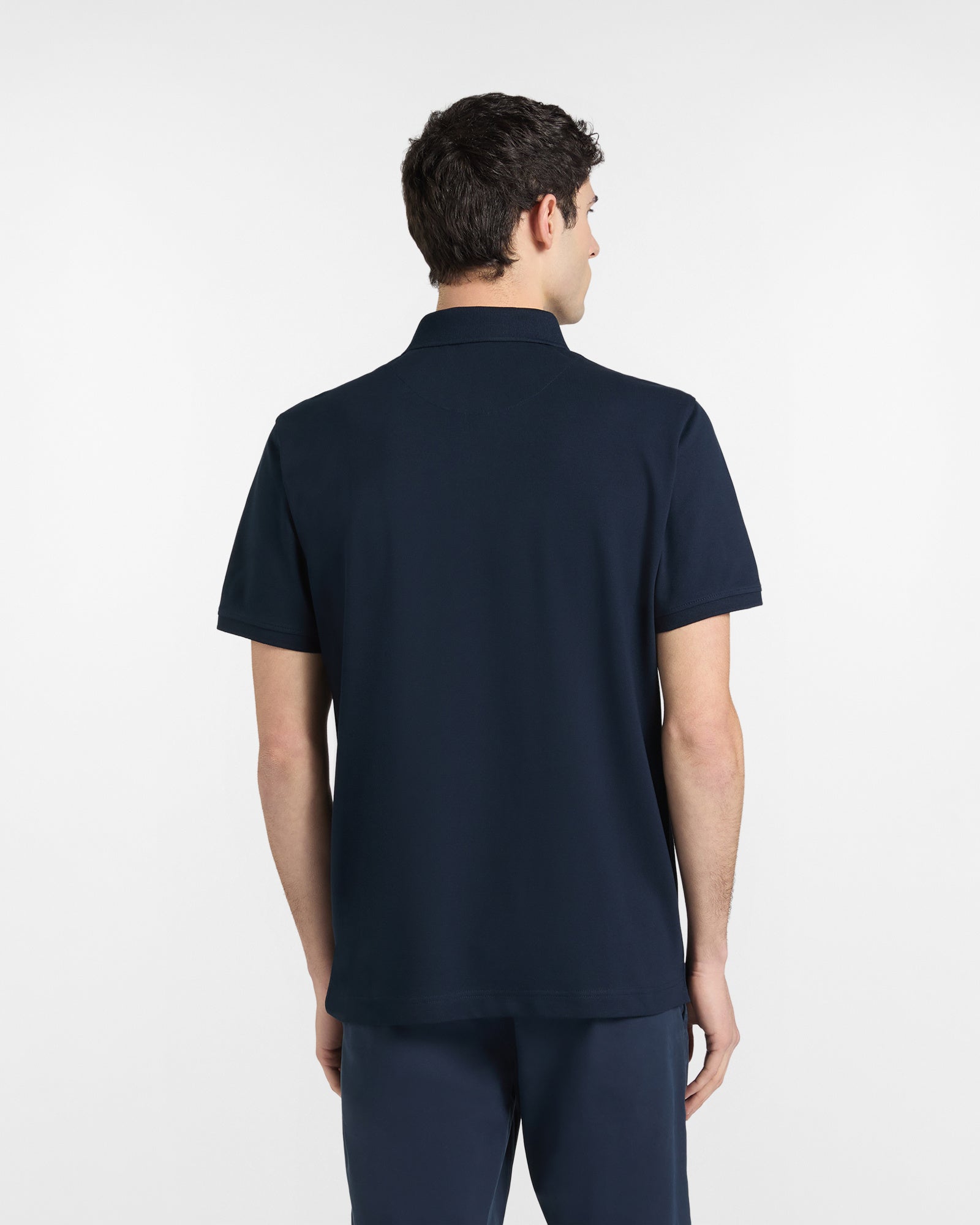 Polo Basic in Piquet Stretch