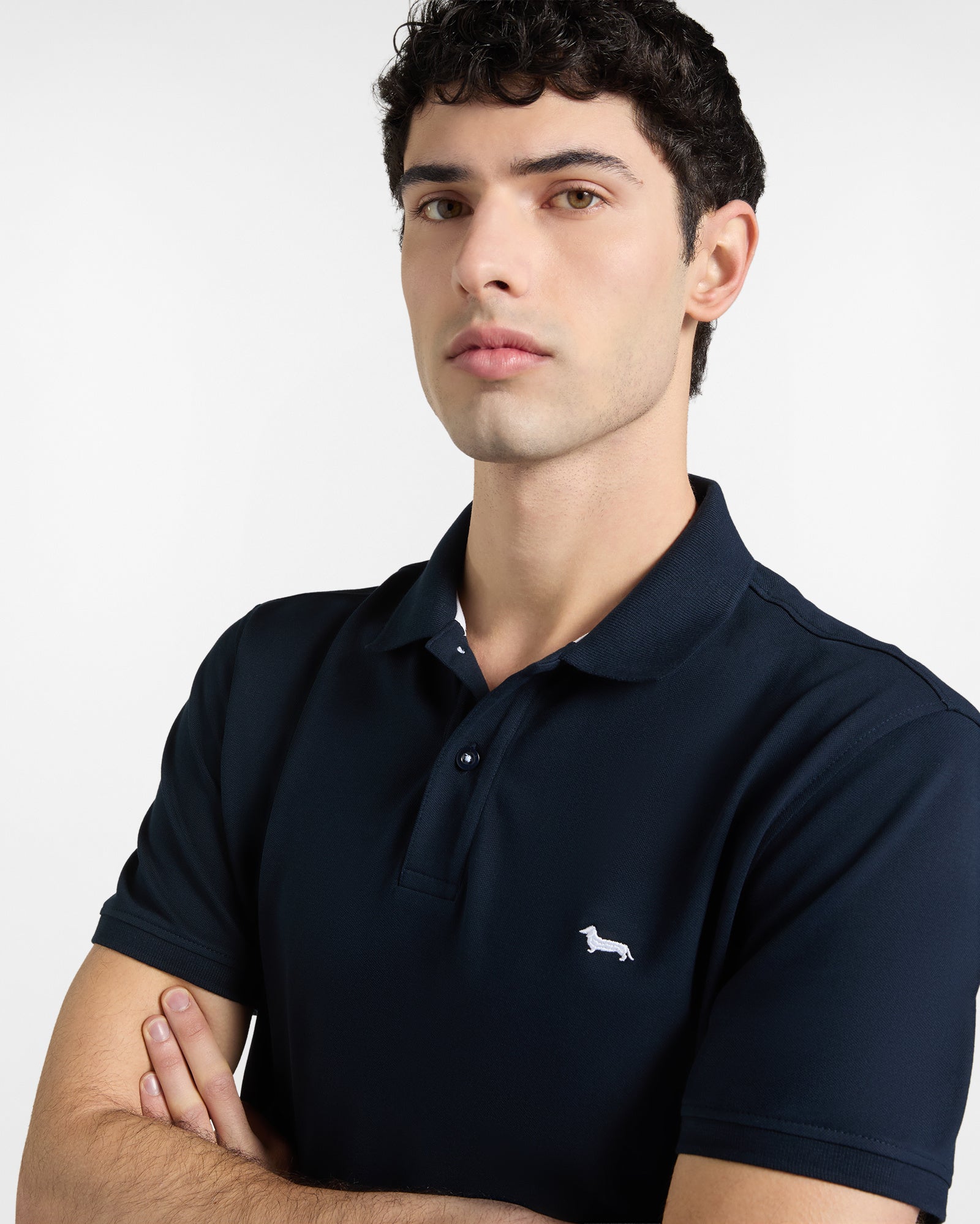 Polo Basic in Piquet Stretch