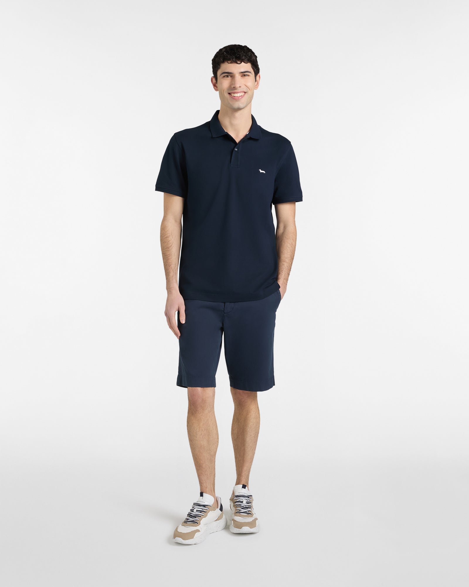 Polo Basic in Piquet Stretch