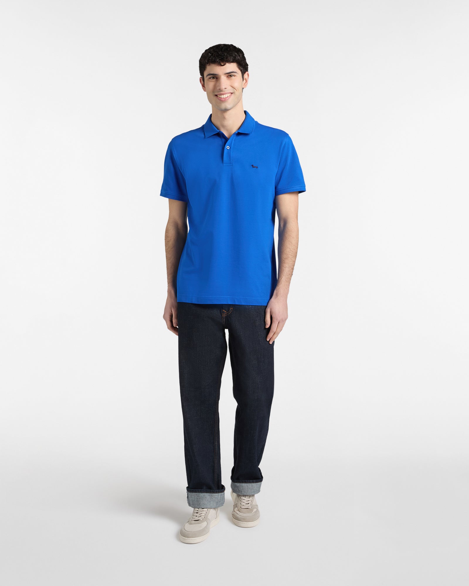 Polo Basic in Piquet Stretch