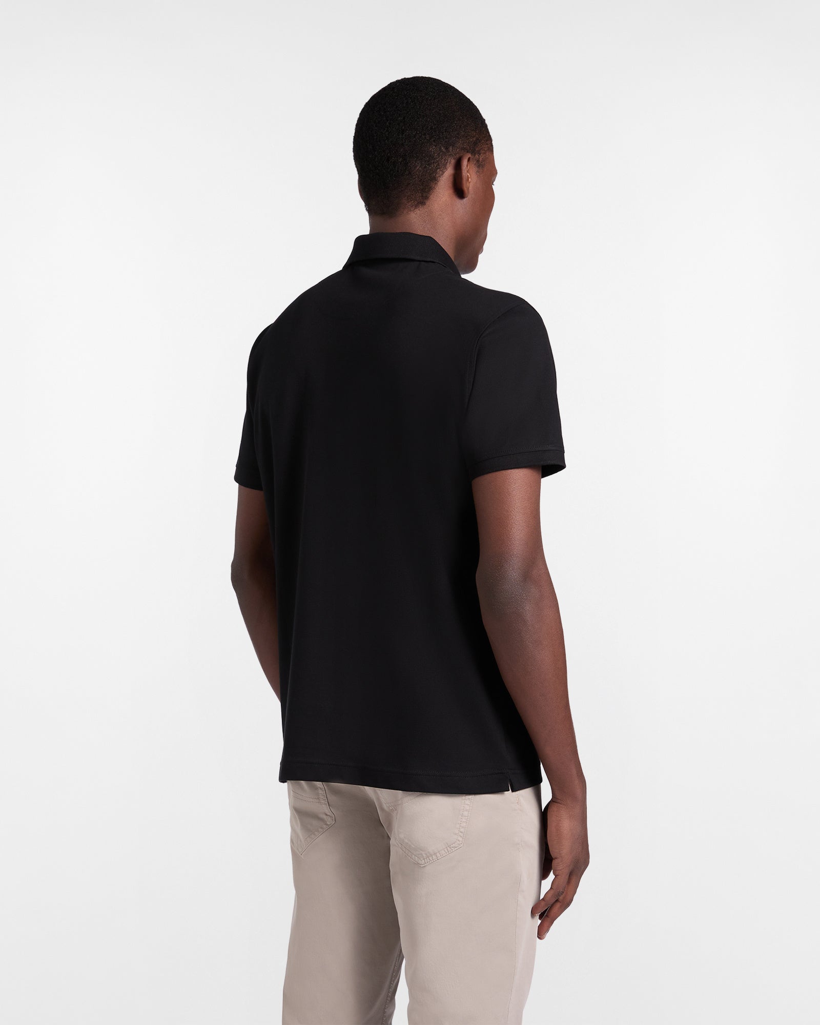 Polo Basic in Piquet Stretch