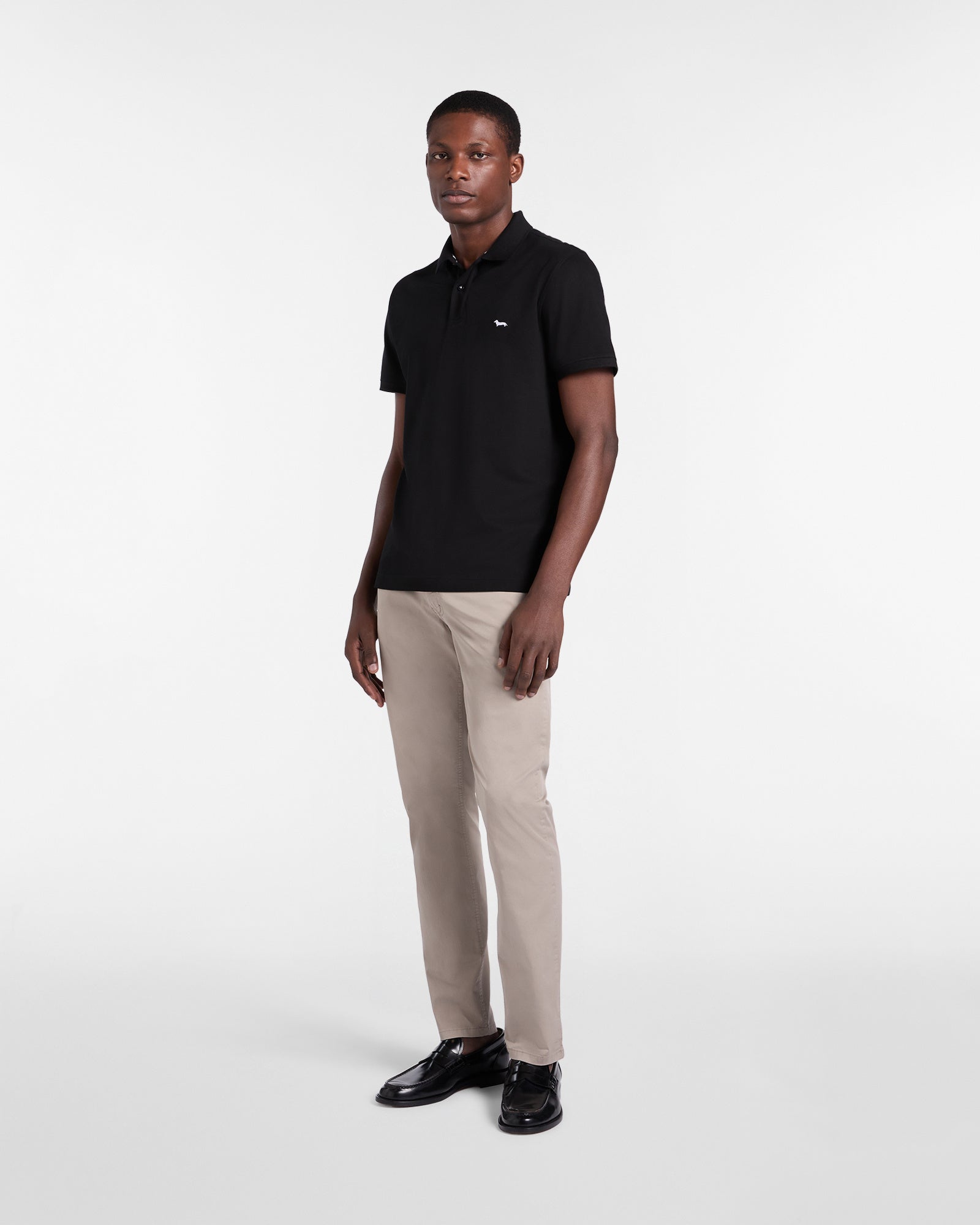 Polo Basic in Piquet Stretch