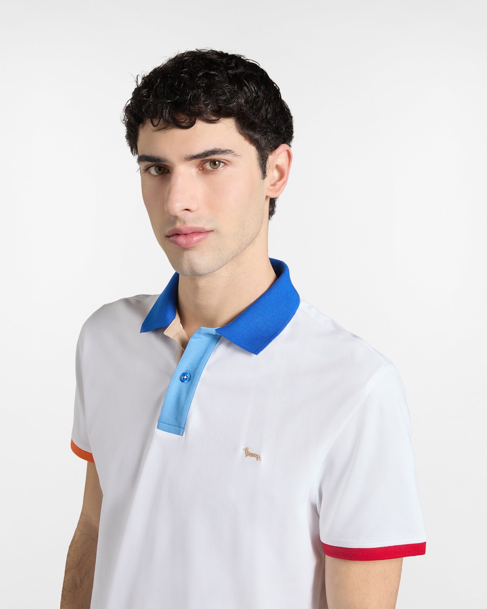 Polo Collo Ed Orli Contrasto