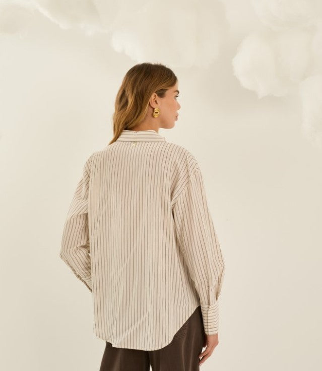 Camicia chiusura asimmetrica