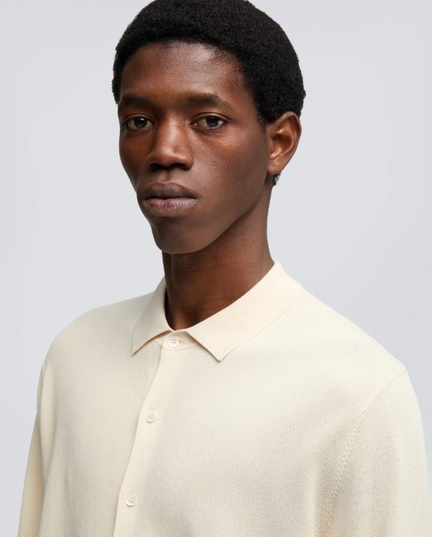 POLO DI MAGLIA IN COTONE TINTO CAPO