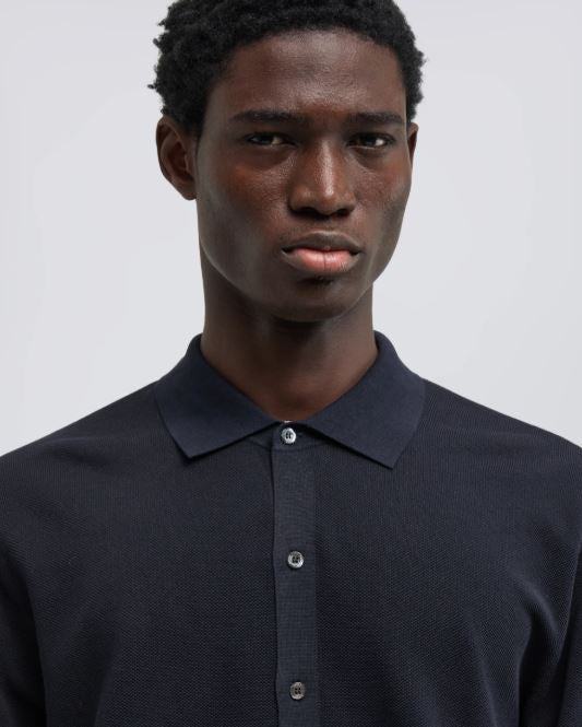 POLO DI MAGLIA IN COTONE TINTO CAPO
