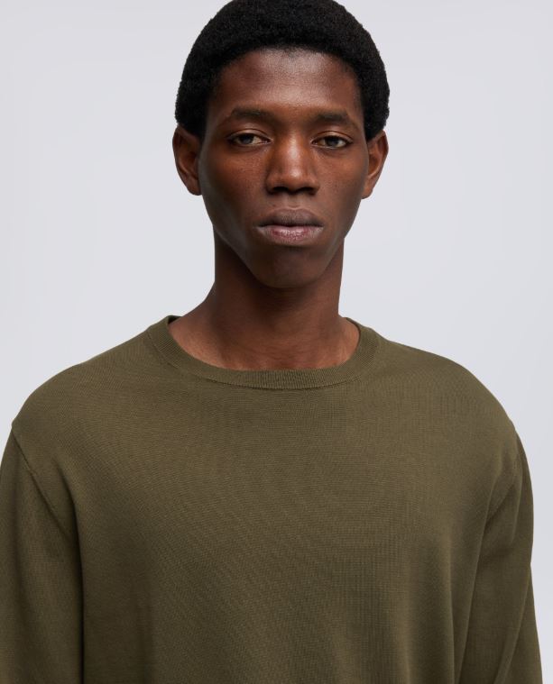 MAGLIA GIROCOLLO IN COTONE