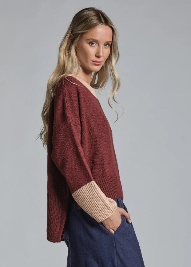 Maglione donna in misto lana