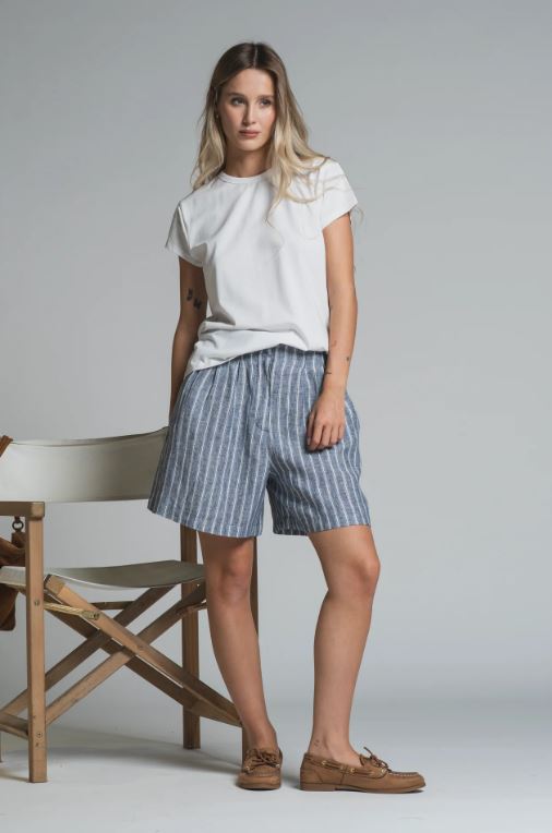 MAYA CHINO SHORT 100% LINEN