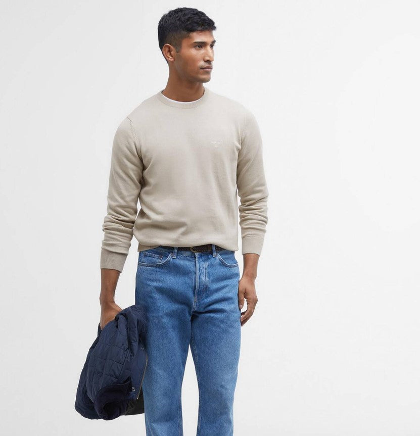 Maglione girocollo in cotone Pima