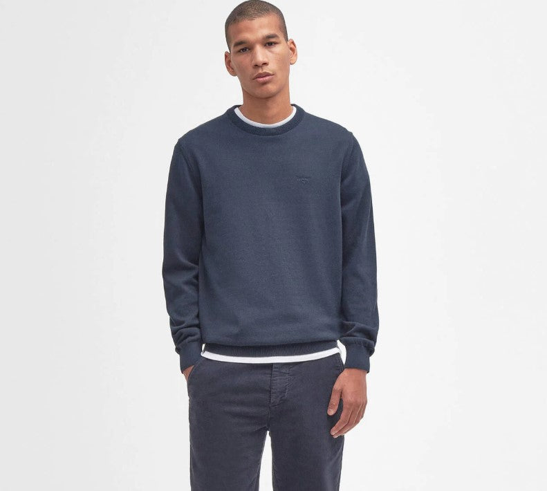 Maglione girocollo in cotone Pima