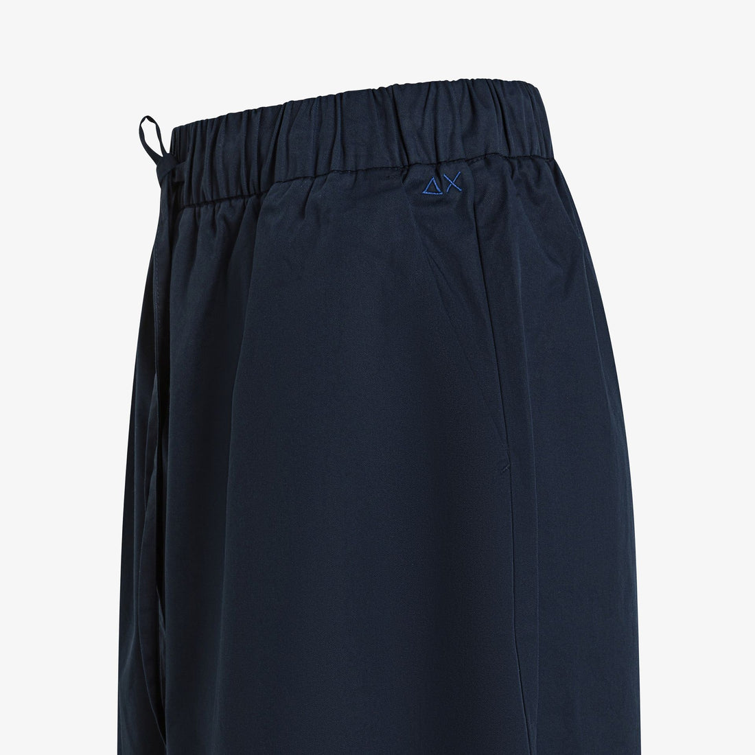 Pantaloni wide leg in misto cotone