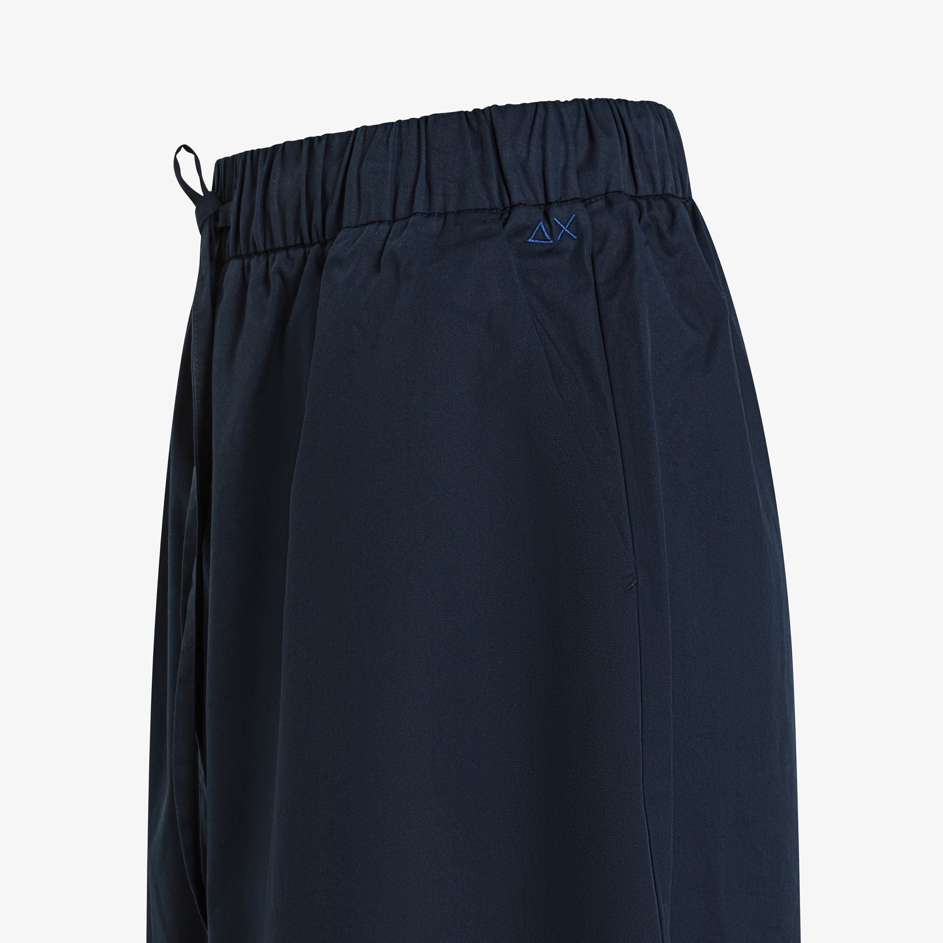Pantaloni wide leg in misto cotone