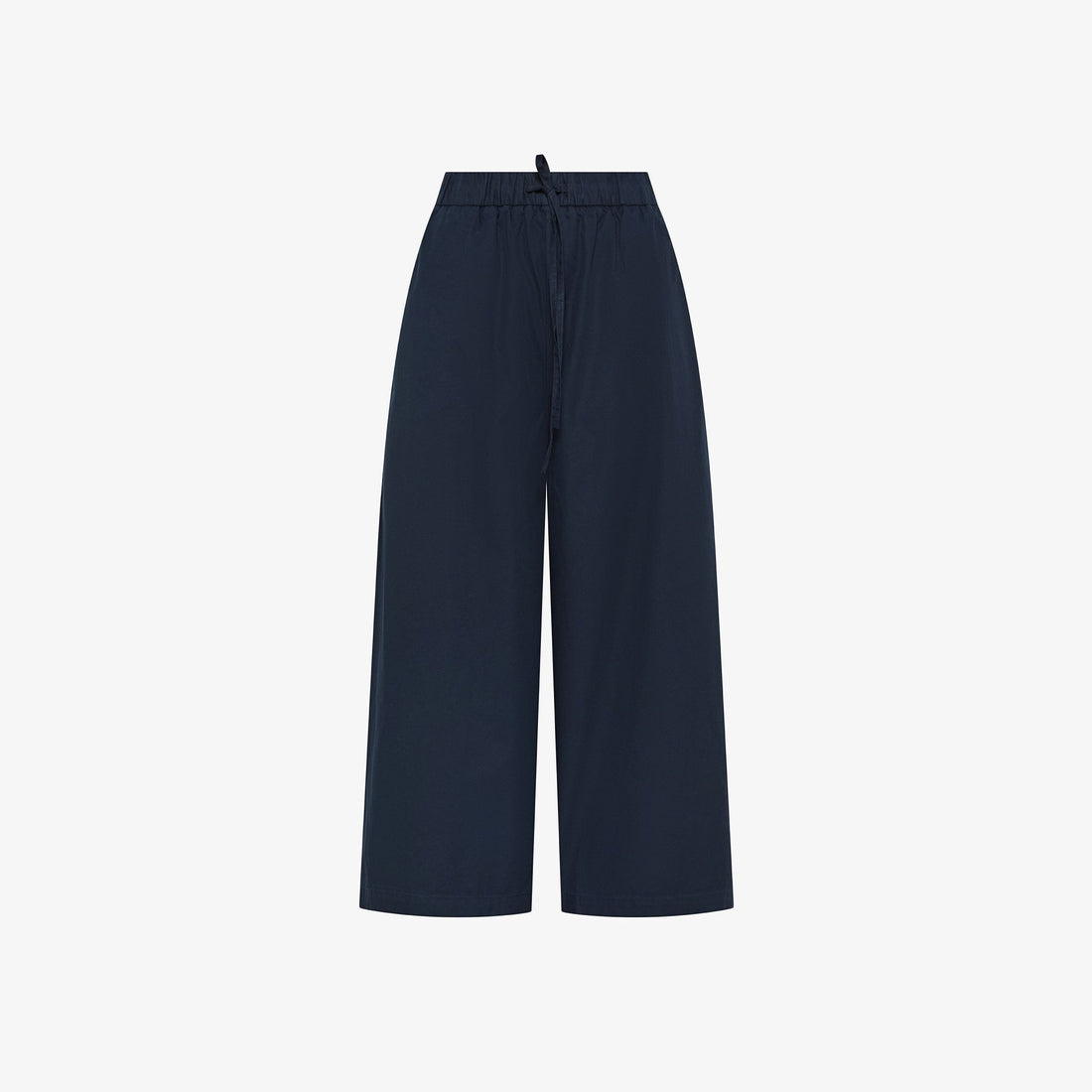 Pantaloni wide leg in misto cotone