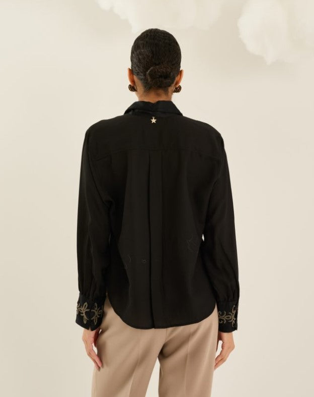 Camicia con perline