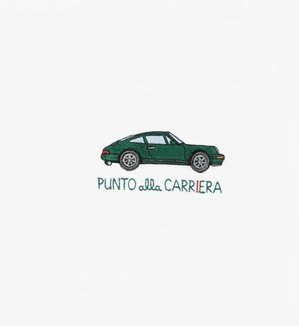 T-shirt Mc2 Saint Barth Portofino Carriera car bianca