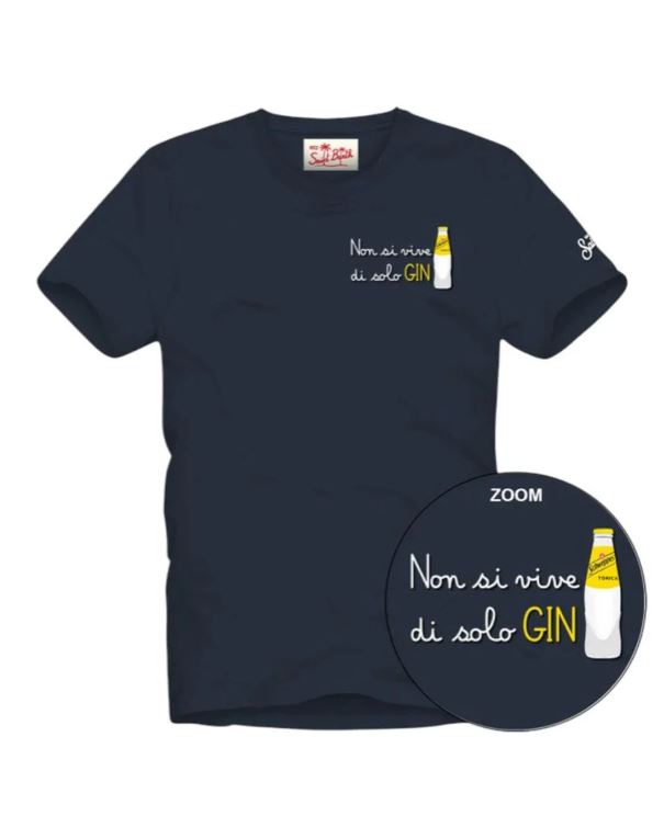 T-shirt Mc2 Saint Barth Portofino Gin bottle