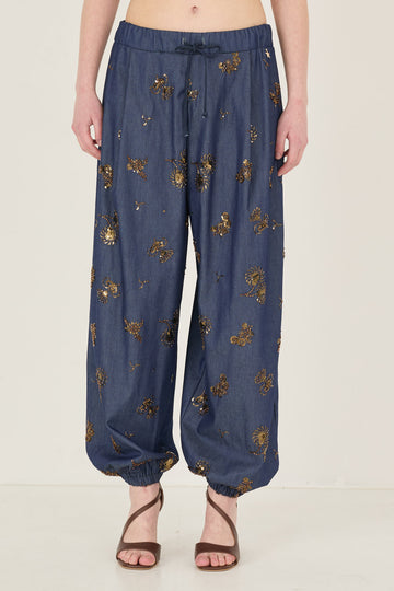 pantalone effetto palloncino
