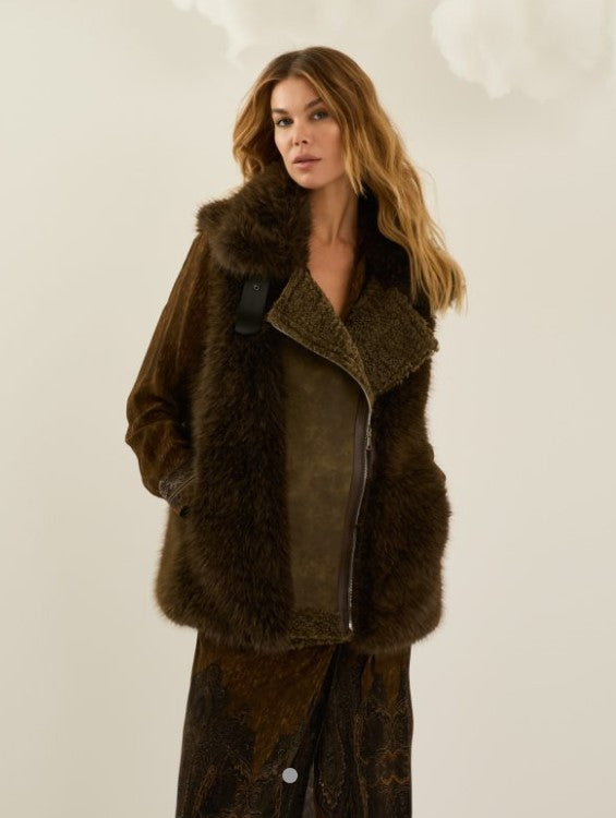 Gilet con pelliccia
