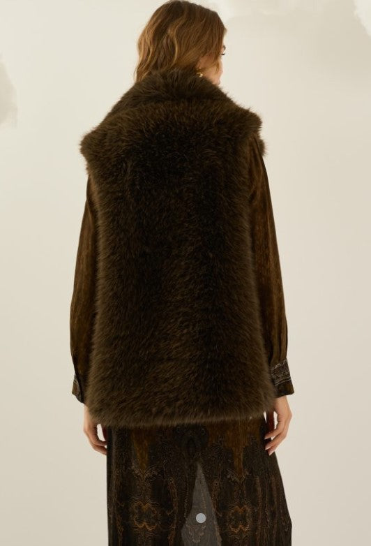 Gilet con pelliccia