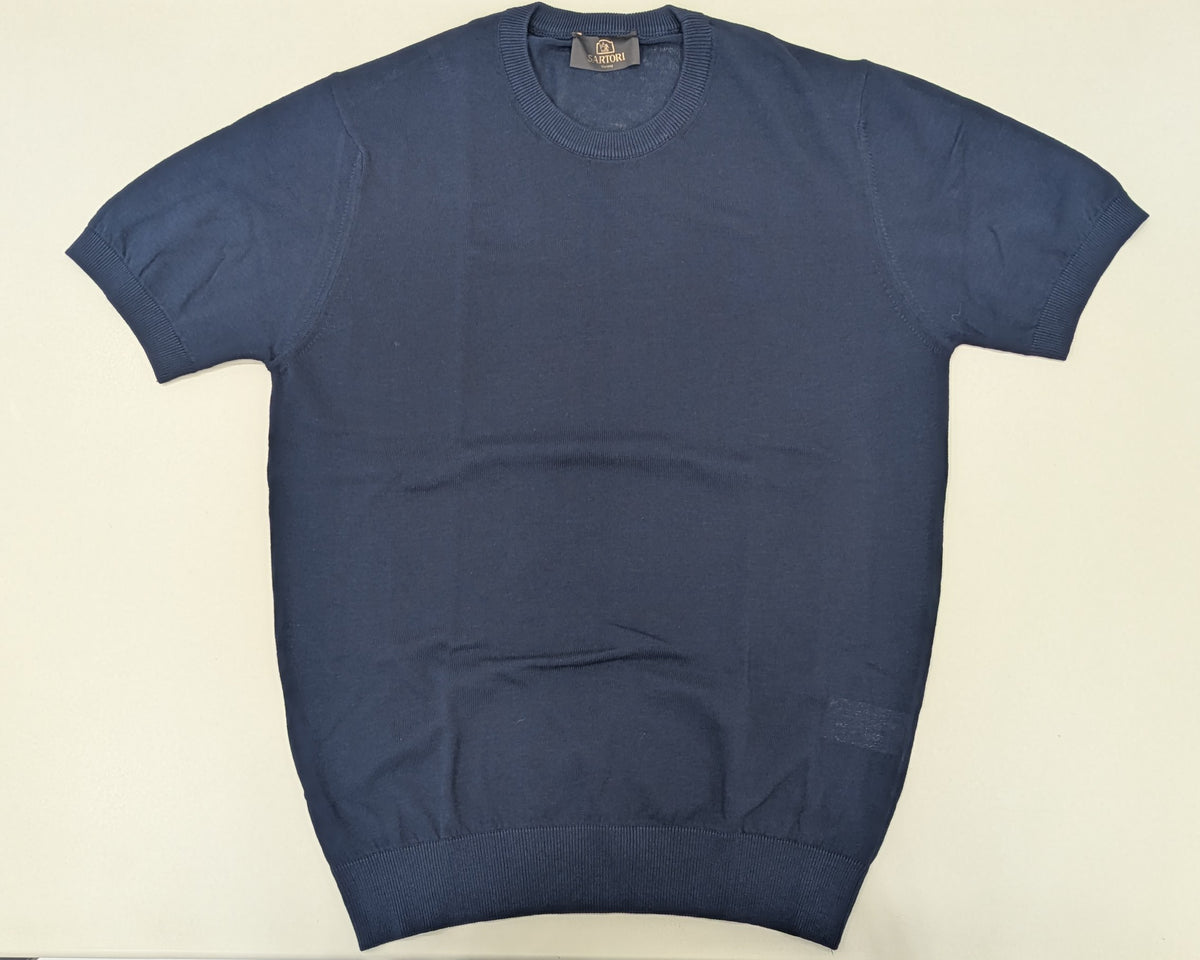 Maglia in cotone maniche corte