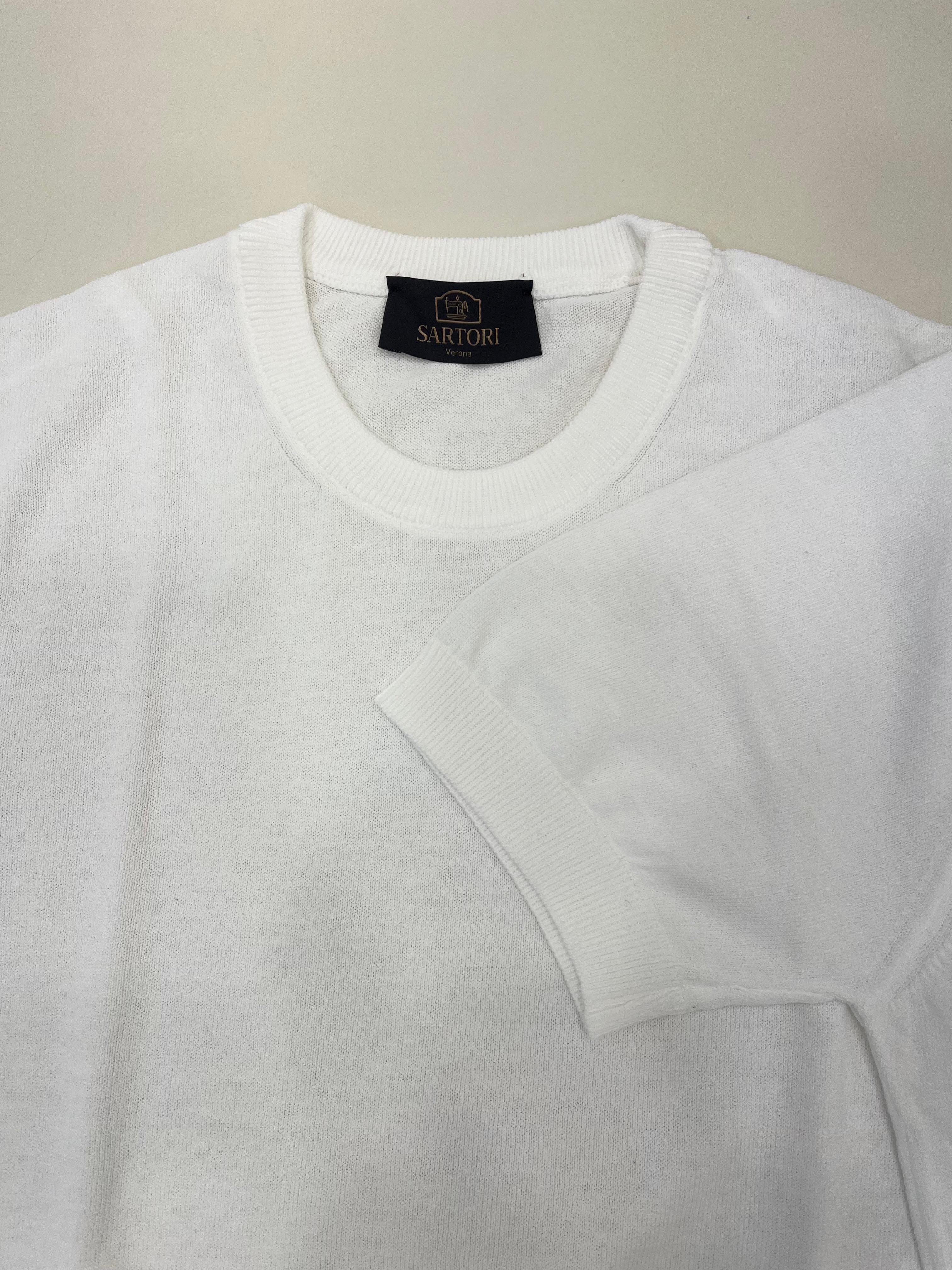 Maglia in cotone maniche corte