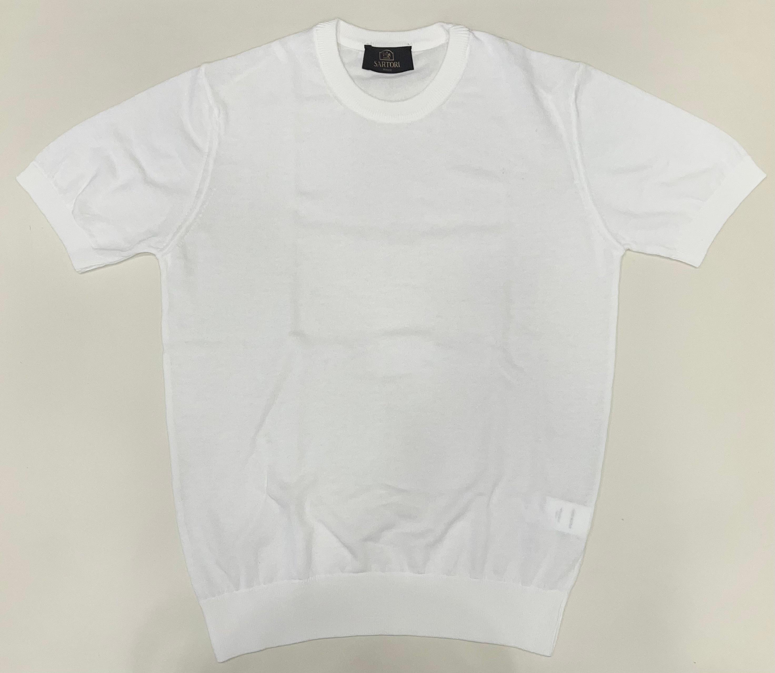 Maglia in cotone maniche corte