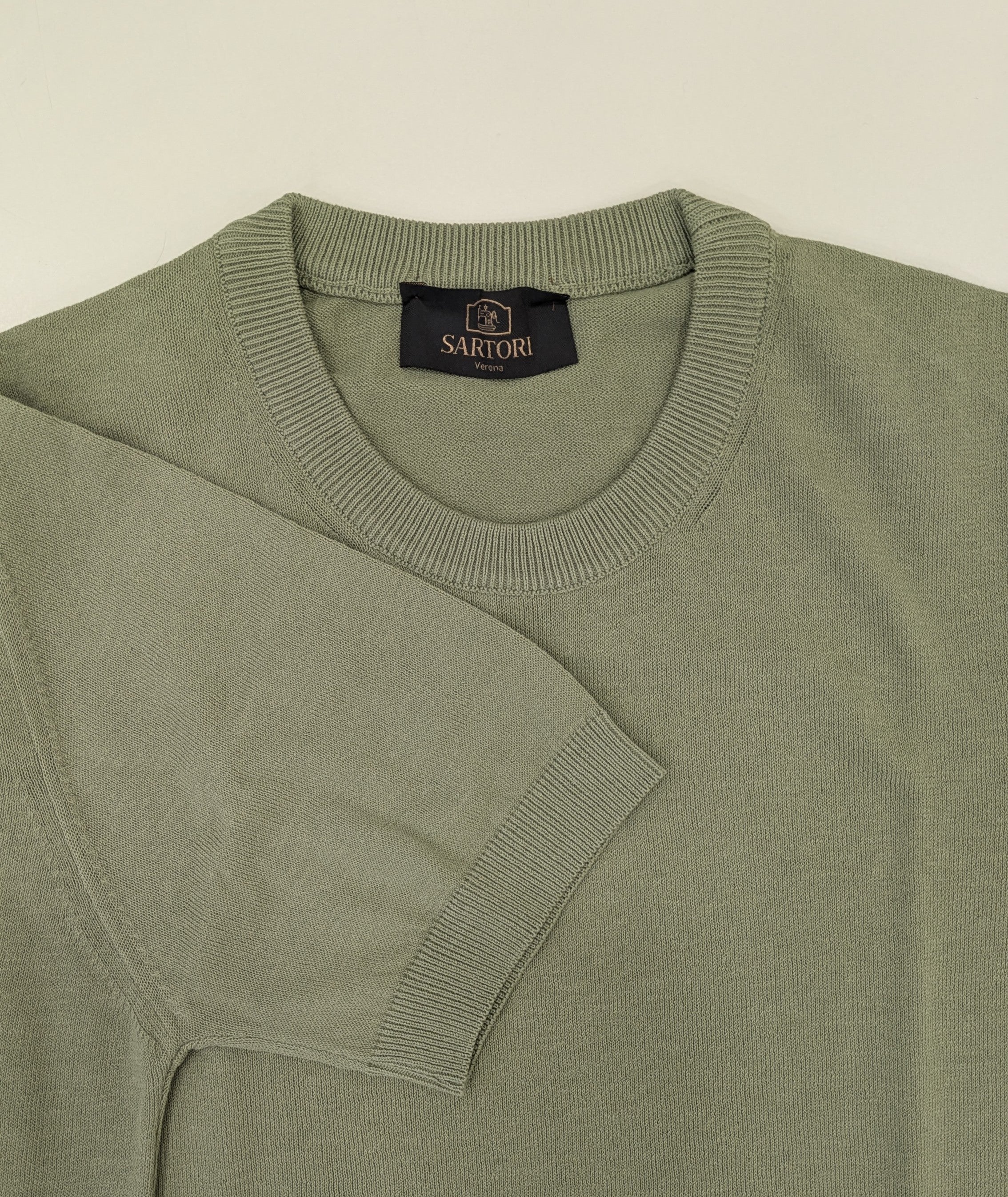 Maglia in cotone maniche corte