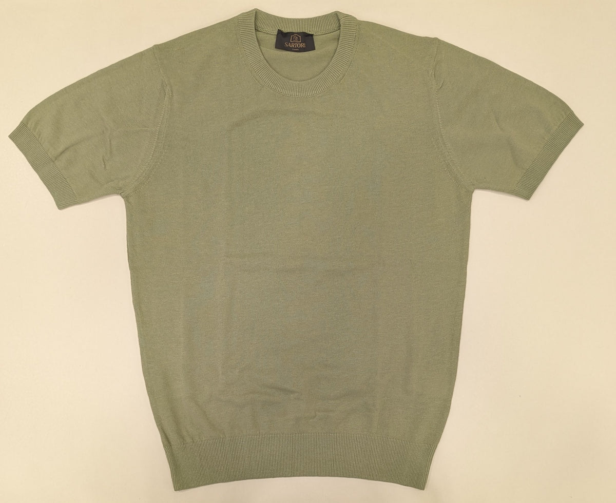 Maglia in cotone maniche corte