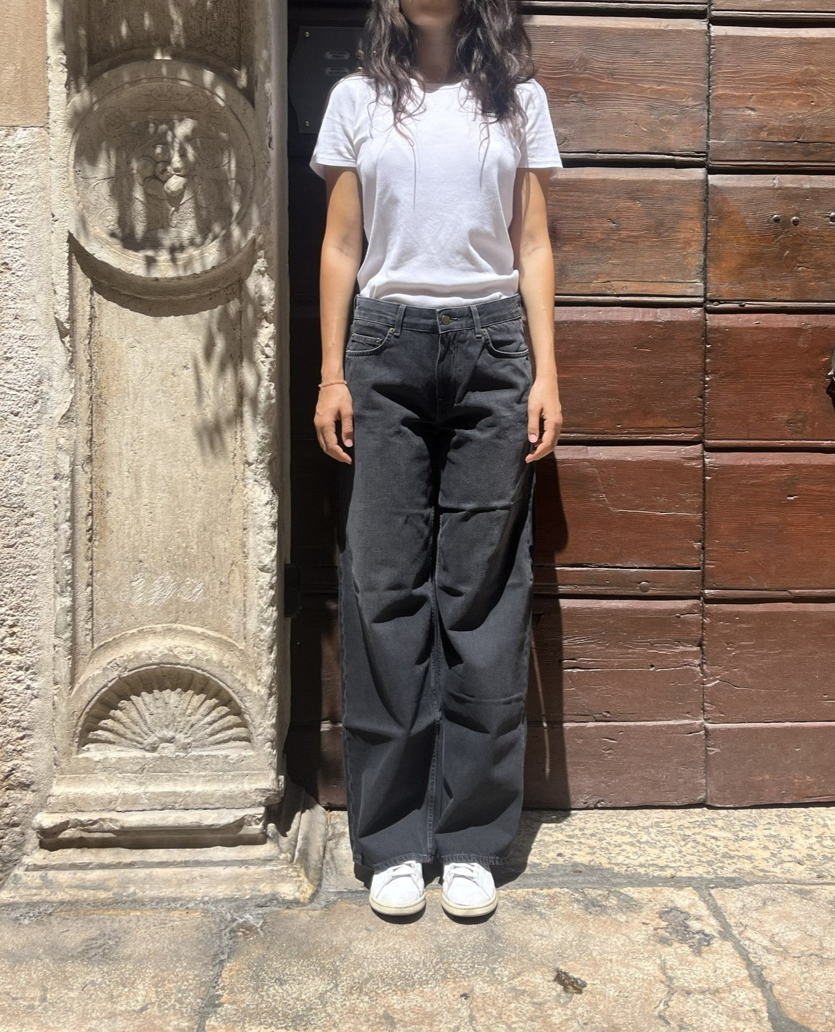 Jeans nero modello Anna Siviglia