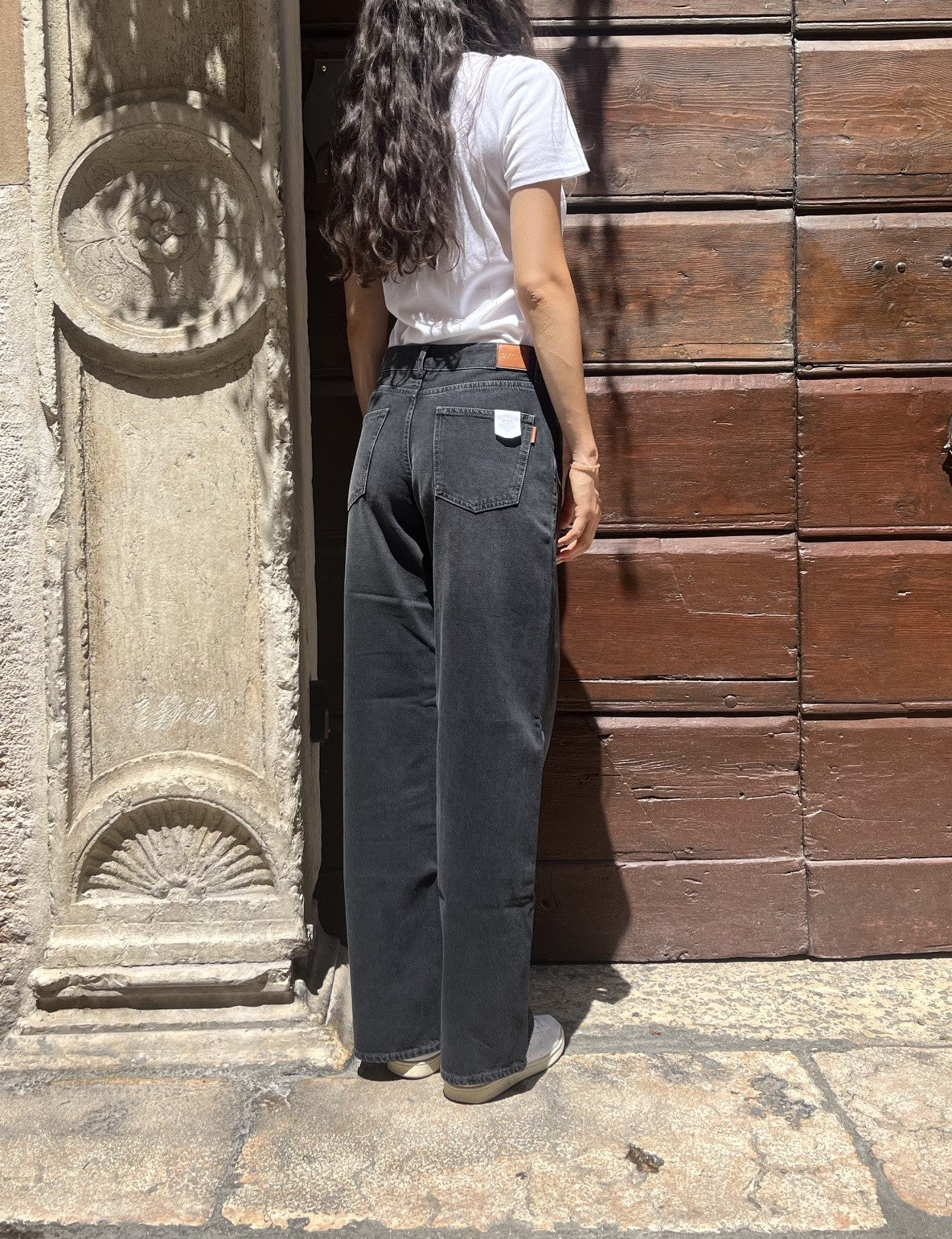 Jeans nero modello Anna Siviglia