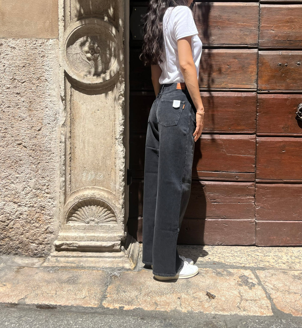 Jeans nero modello Anna Siviglia