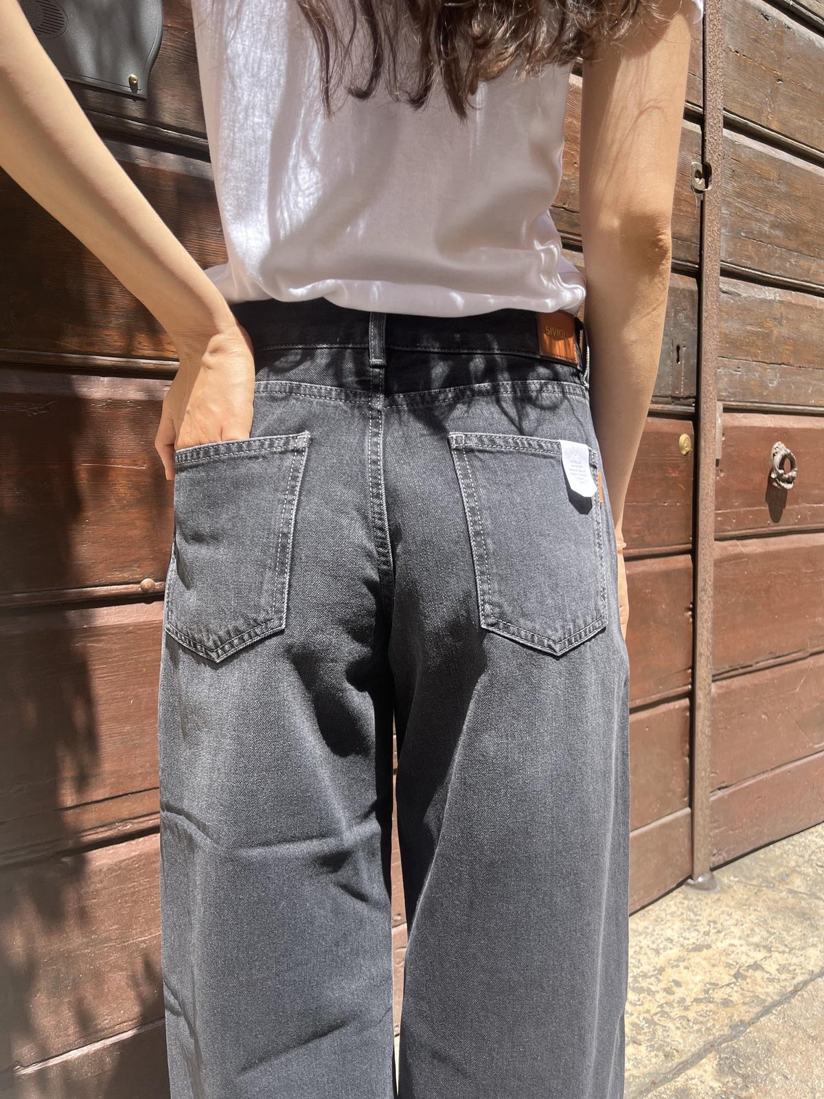 Jeans nero modello Anna Siviglia