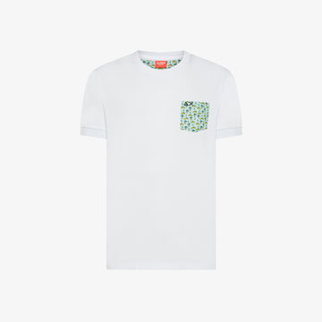 T-shirt in jersey di cotone con taschino