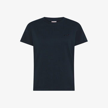 T-shirt girocollo in jersey di cotone