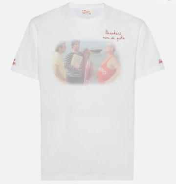 T-shirt Man ricamo Bischeri non si pole