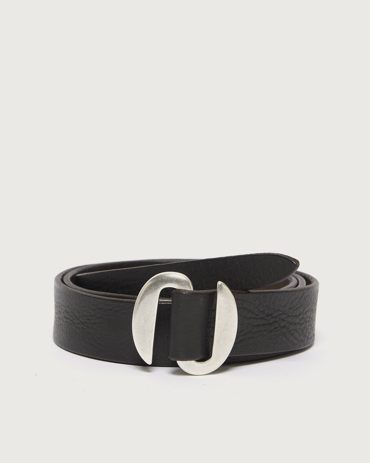 Cintura Broken O Hunting Double in suede 3 cm