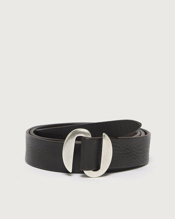 Cintura Broken O Hunting Double in suede 3 cm
