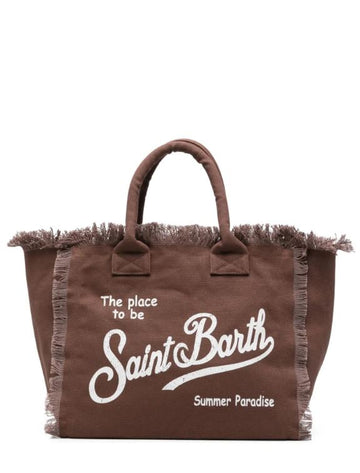 Saint Barth Borsa Vanity marrone